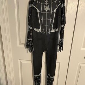 Kids Black Venom Spiderman costume